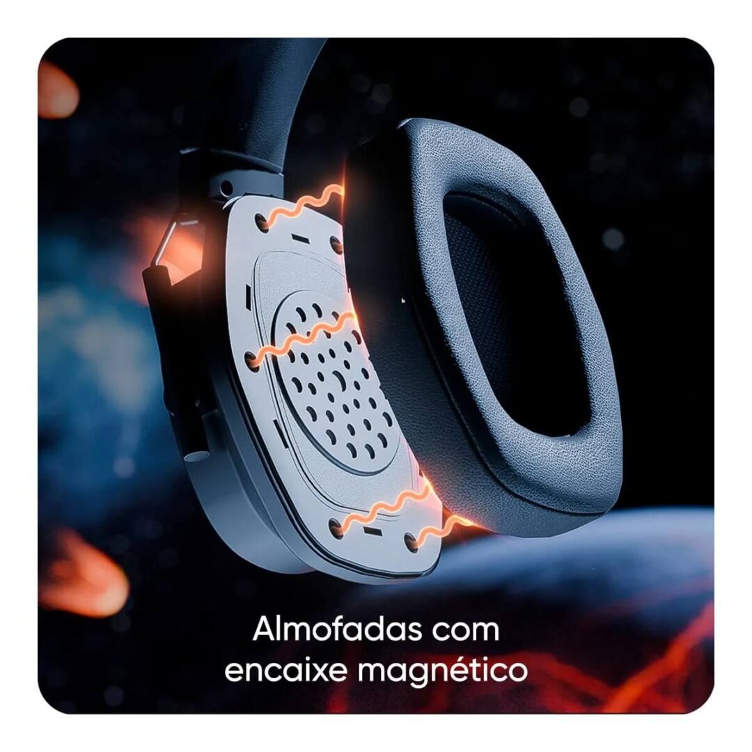 Headset Gamer Goldentec GT Orion Com Led RGB - Imagem 4