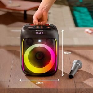 Caixa de Som Bluetooth TWS 250W RMS Goldentec GT Cube