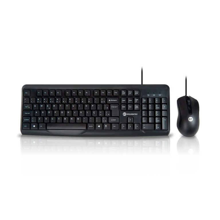Kit Teclado e Mouse Elegance Com fio USB