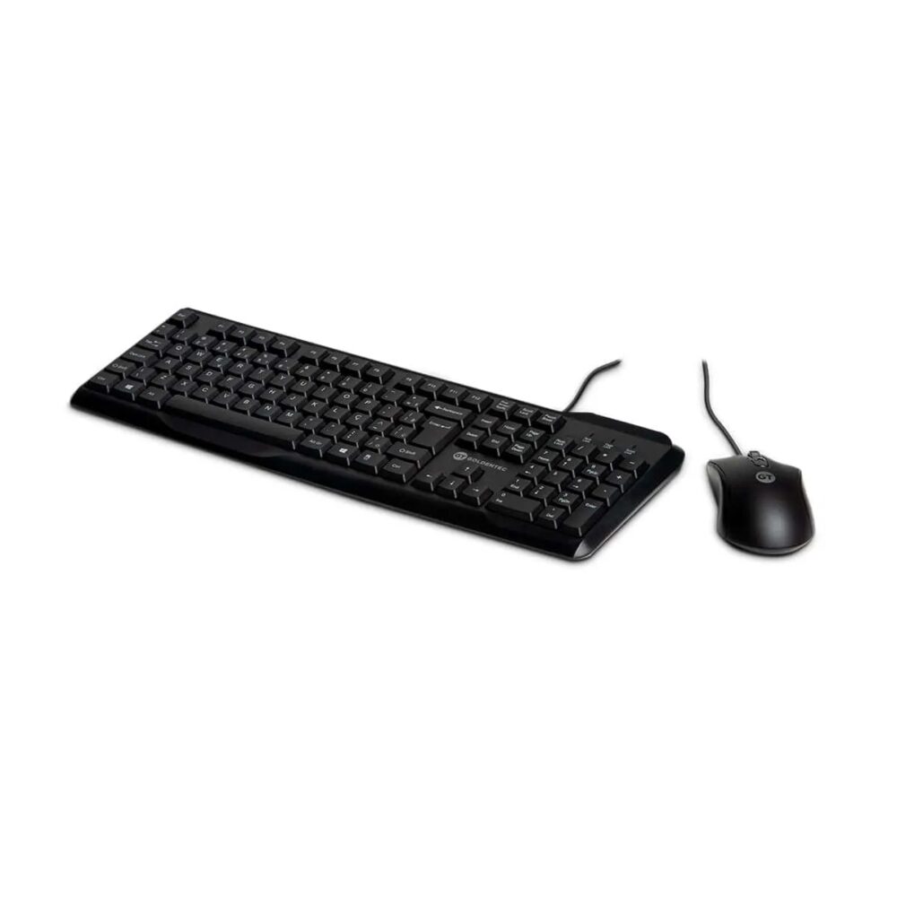 Kit Teclado e Mouse Elegance Com fio USB