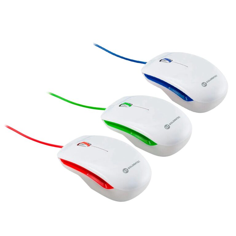 Mouse com Fio USB Goldentec Colors