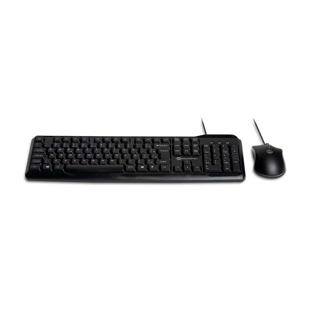Kit Teclado e Mouse Elegance Com fio USB