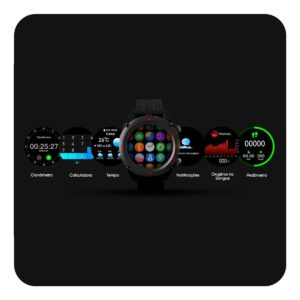 Smartwatch GT Track Goldentec Tela HD 34mm IP67 Bluetooth - Imagem 5