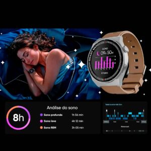 Smartwatch GT Classic Goldentec Tela Full 1,28" IP67 Bluetooth 5.0 - Imagem 7