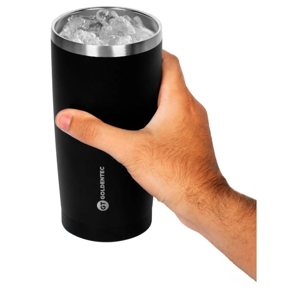 Copo Térmico Inox 600ml Goldentec GT Colors
