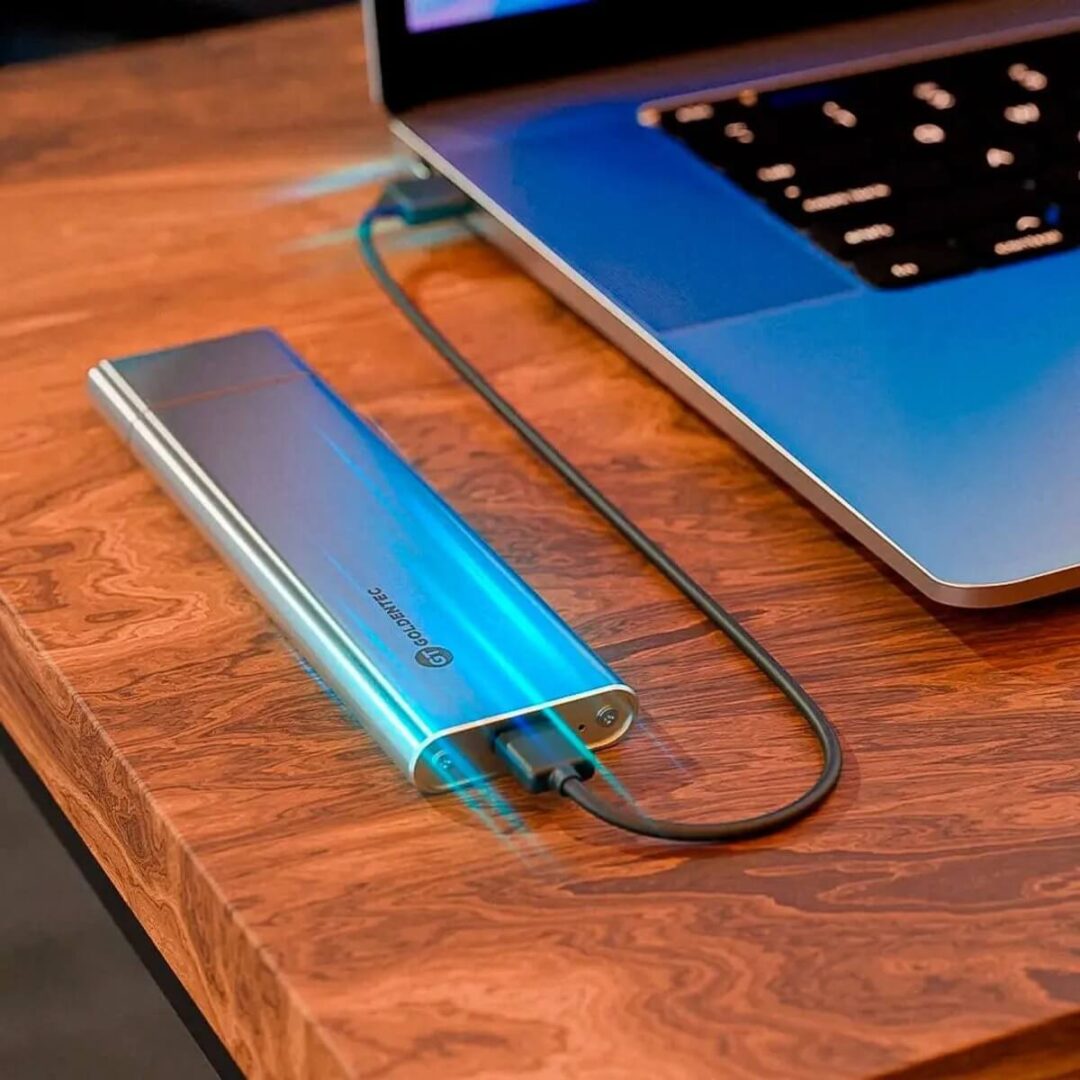 SSD Portátil 256GB Externo USB-C Goldentec - Imagem 4