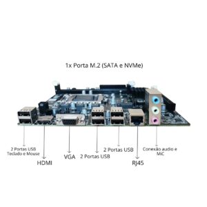 Placa Mãe 1155 DDR3 H61