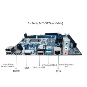 Placa Mãe 1150 H81 DDR3 M2